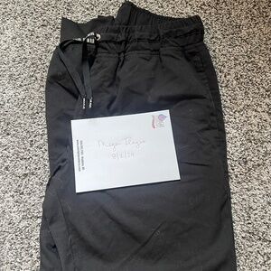 Med Couture Men's Black Jogger Scrub Pants
